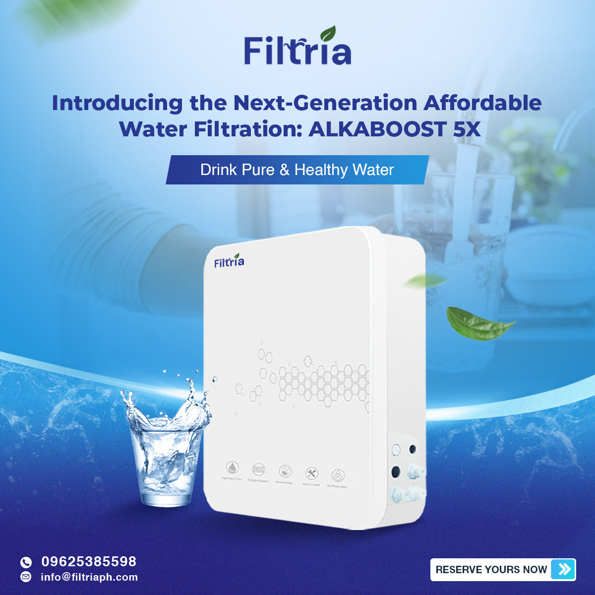 ALKABOOST 5X WATER FILTER