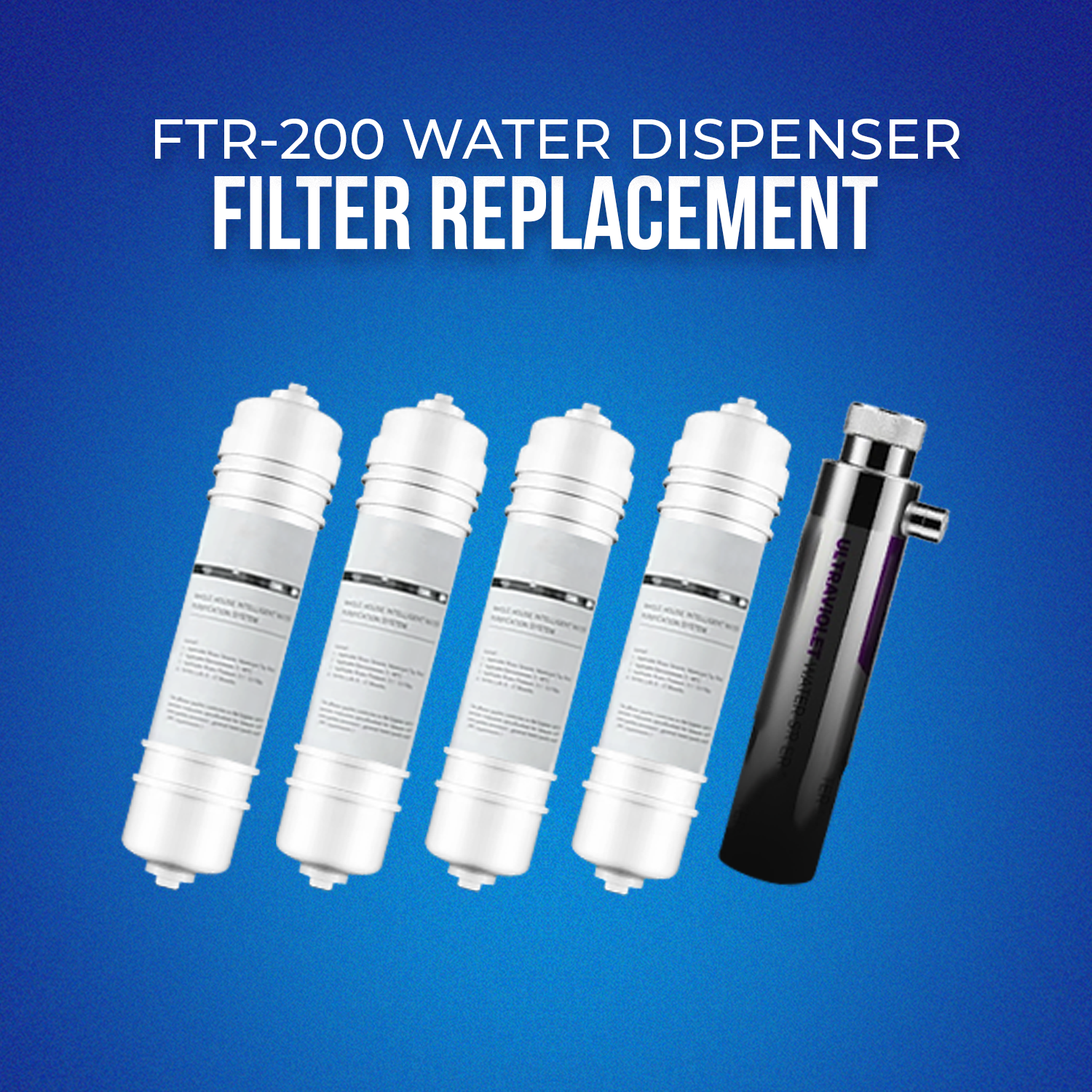 FTR-200 WATER DISPENSER FILTER REPLACEMENT